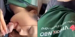 Nhân viên VPBank lộ clip bucu với khách trên xe hơi
