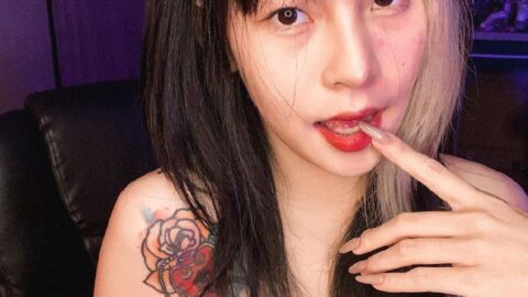 Tóc 2 màu bikini đen